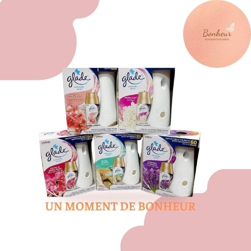 Máy xịt thơm phòng tự động GLADE, hương thơm dịu nhẹ, thay lõi 269ml