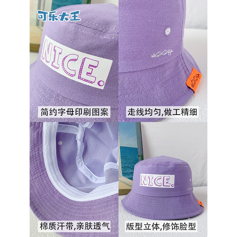 Nón Bucket Hoạ Tiết Hoạt Hình Phong Cách Hàn Quốc Cho Bé