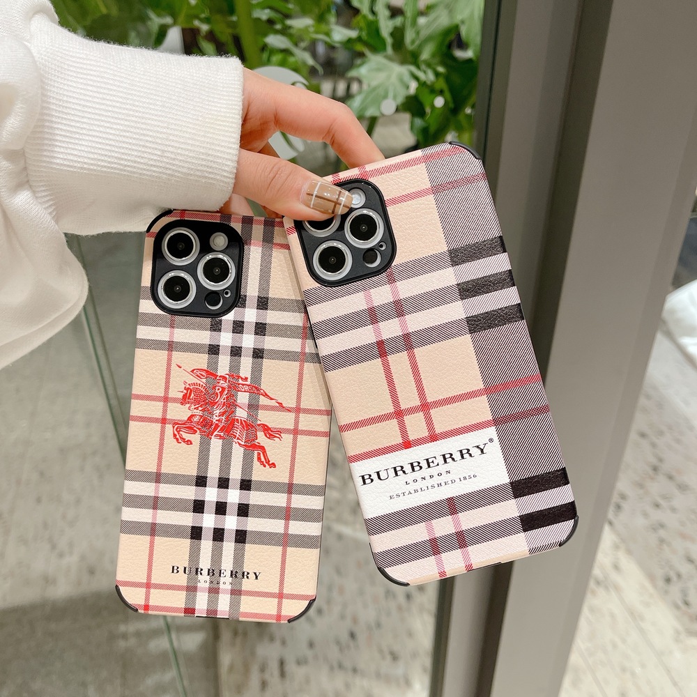 Ốp Điện Thoại In Logo Burberry Sang Trọng Cho iPhone 12pro Max SE2 11 pro Max X XS XR XSMAX 7 8 Plus
