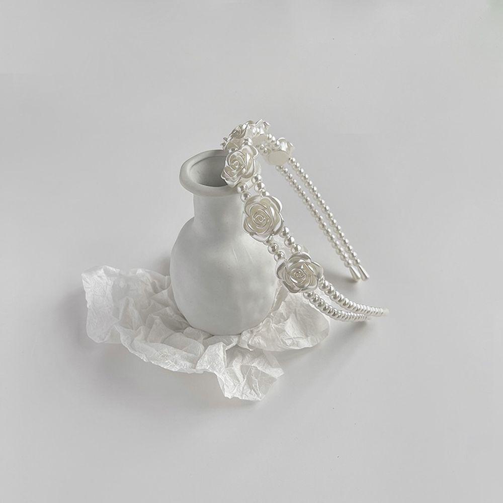 MXGOODS Băng Đô Cài Tóc Hai Lớp Phong Cách Hàn Quốc Dễ Thương Dành Cho Bạn Gái