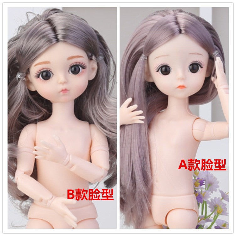 Búp Bê Công Chúa Barbie 3d 23 Khớp Mắt 30cm