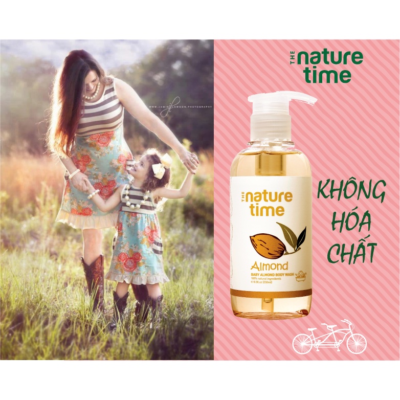 [Quà tặng] Dầu tắm The Nature time 250ml Hạnh nhân