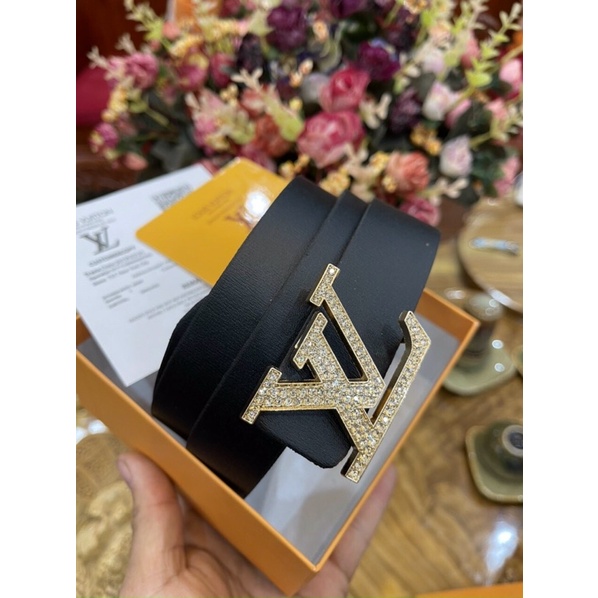 Thắt lưng da thời trang nữ , mặt dưng lưng đính đá siêu đẹp ( Ảnh Thật ) TX709