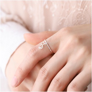 Nhẫn mặt mèo tòn ten xinh