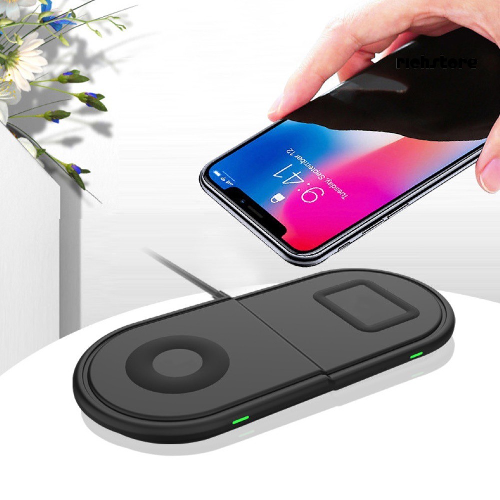 Đế Sạc Không Dây 3 Trong 1 Chuyên Dụng Cho Tai Nghe Iphone I-watch