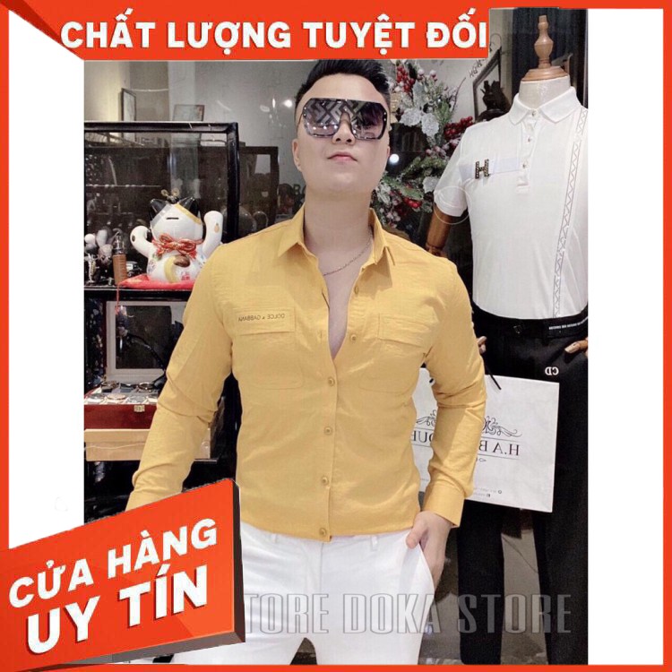 sale Áo Sơ Mi ADOKA STORE Đôi Nam Nữ Chất Đũi Chuyên Cặp Đôi Couple Nhiều Màu - D1