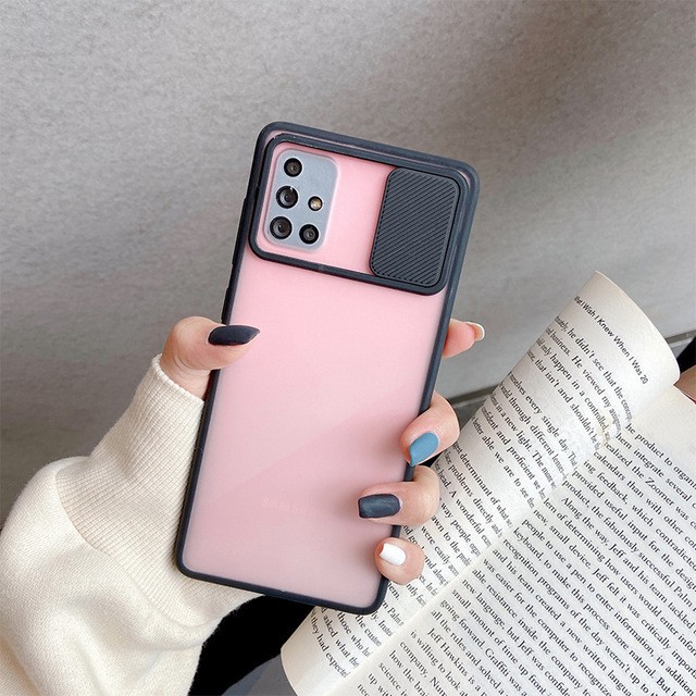 Ốp Điện Thoại Mặt Nhám Có Nắp Trượt Bảo Vệ Camera Cho Samsung Galaxy A12 A32 A42 A52 A72 | BigBuy360 - bigbuy360.vn