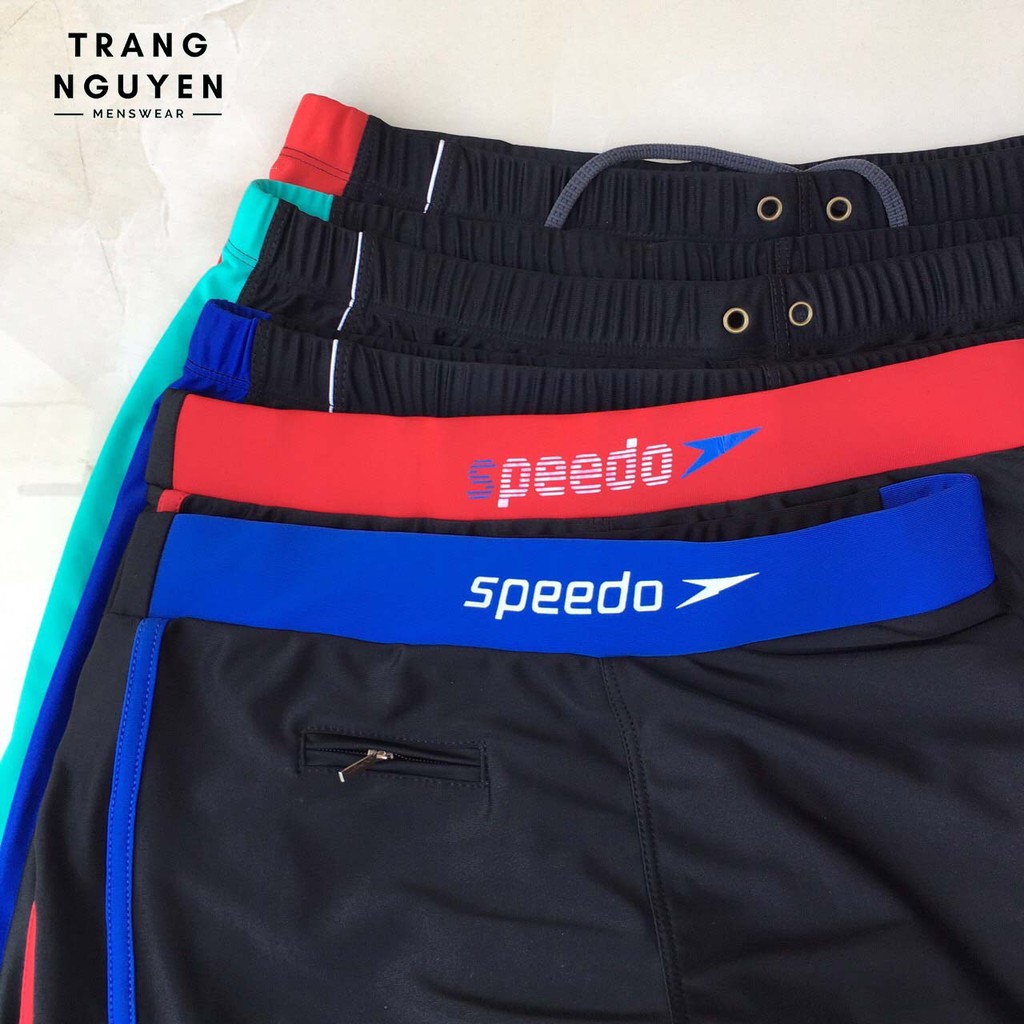 Quần Bơi Thể Thao Nam Big Size Từ 38-100kg SPEEDO Có Túi Nhỏ Tiện Dụng Co Giãn Nhiều Màu Cao Cấp Chất Lượng QB_SD