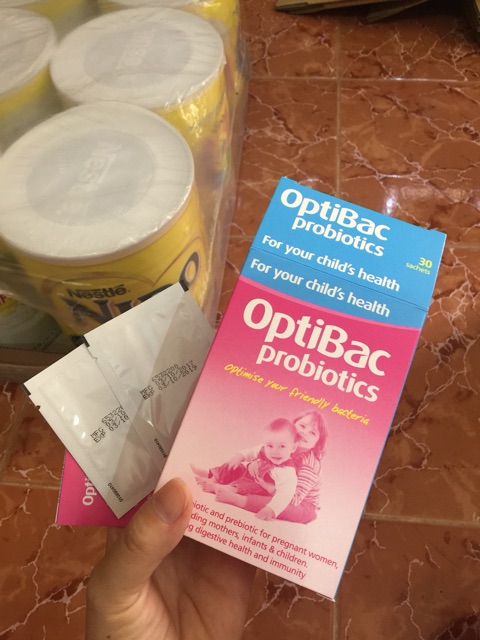 Optibac Probiotics trị táo bón cho trẻ từ 0 tháng trở lên