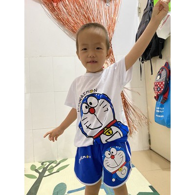 Quần áo trẻ em , Sét bộ quần áo trẻ em in hình dễ thương chất cotton mềm mại thoáng mát cho bé trai bé gái 8 đến 18kg