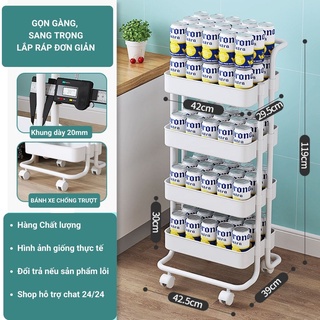 Xe đẩy 4 tầng, kệ Spa 4 Tầng,có bánh xe hàng cao cấp