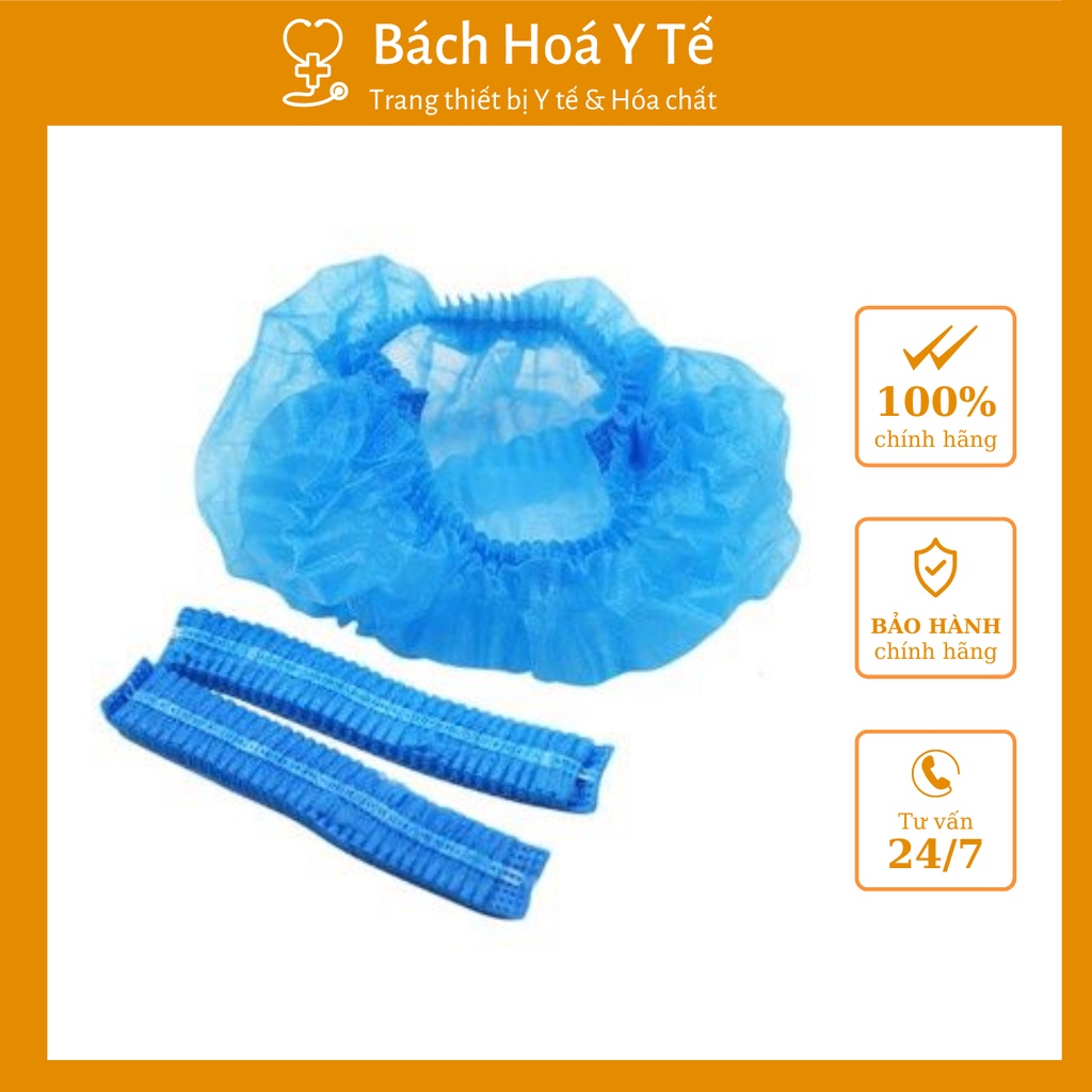 Mũ phẩu thuật An Phú ,Nón con sâu , đóng gói 1 chiếc 1 túi, Túi 50 chiếc
