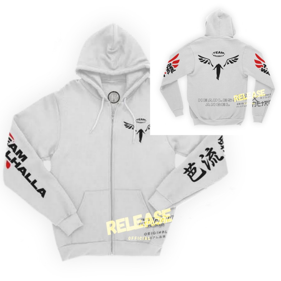 Mẫu áo khoác in hình VALHALLA TOKYO REVENGERS TEAM WALHALLA độc đẹp giá siêu rẻ + Tặng kèm 1 áo thun | AOT STORE