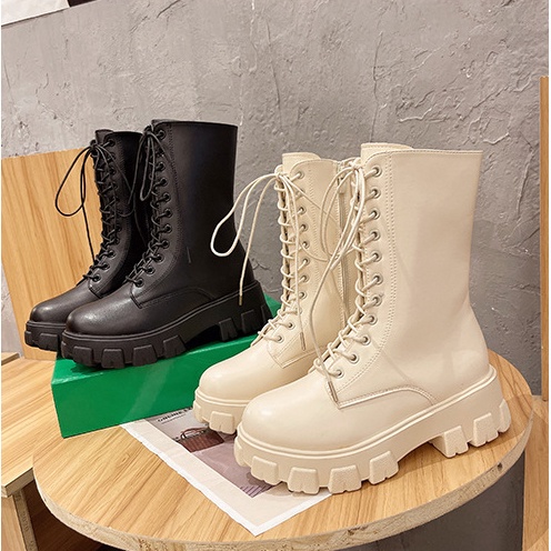 BOOT MARTIN CỔ LỬNG ĐẾ CAO 5CM PHONG CÁCH TRẺ TRUNG - F19
