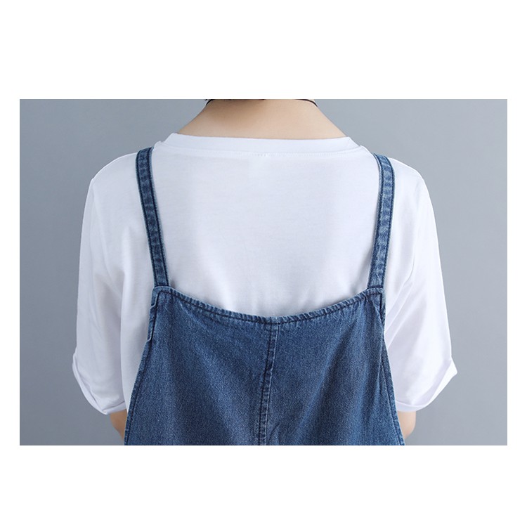 [ORDER] Yếm denim bigsize (fit đến 80kg) | BigBuy360 - bigbuy360.vn