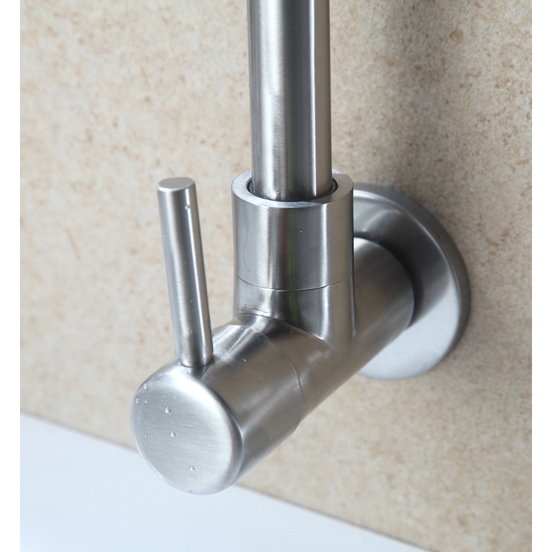 Vòi nước gắn tường BAOKEMO BKM1043 bằng thép không gỉ