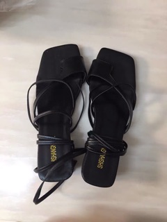Sandal chiến binh cột dây mảnh đế 4 phân