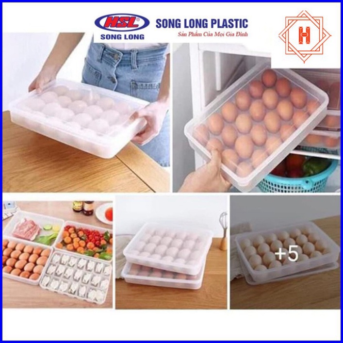 Khay đựng trứng 24 quả - khay đựng tiện lợi