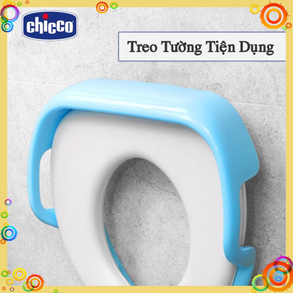 Bệ thu nhỏ bồn cầu Chicco cho bé có tay vịn