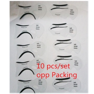 ( Có Sẵn ) Khuôn kẻ EYELINER 10 pcs/set