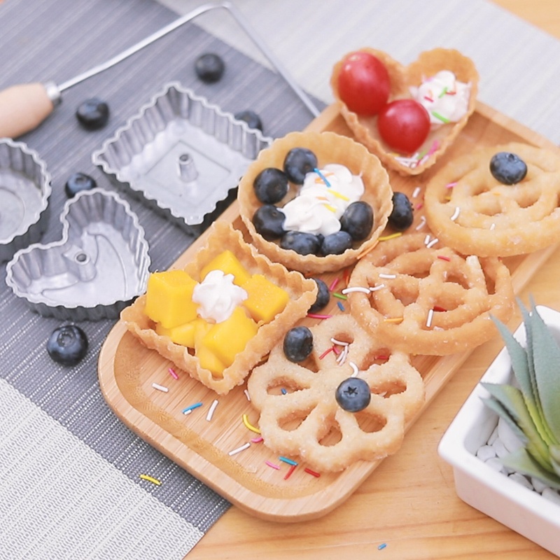 Zone Khuôn Làm Bánh Bao Waffle Bằng Hợp Kim Nhôm