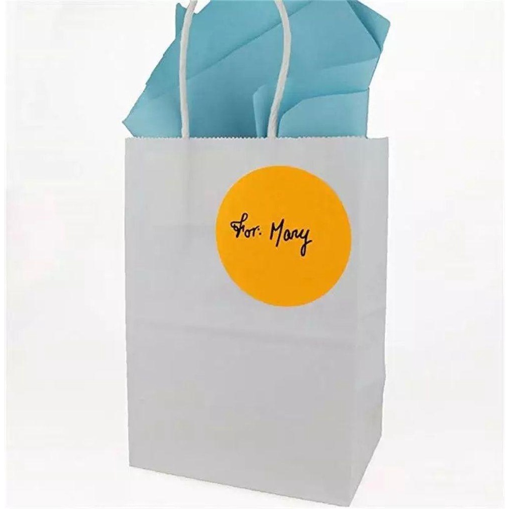 Cuộn 500 Nhãn Dán An Toàn Không Mùi Nhiều Màu DIY