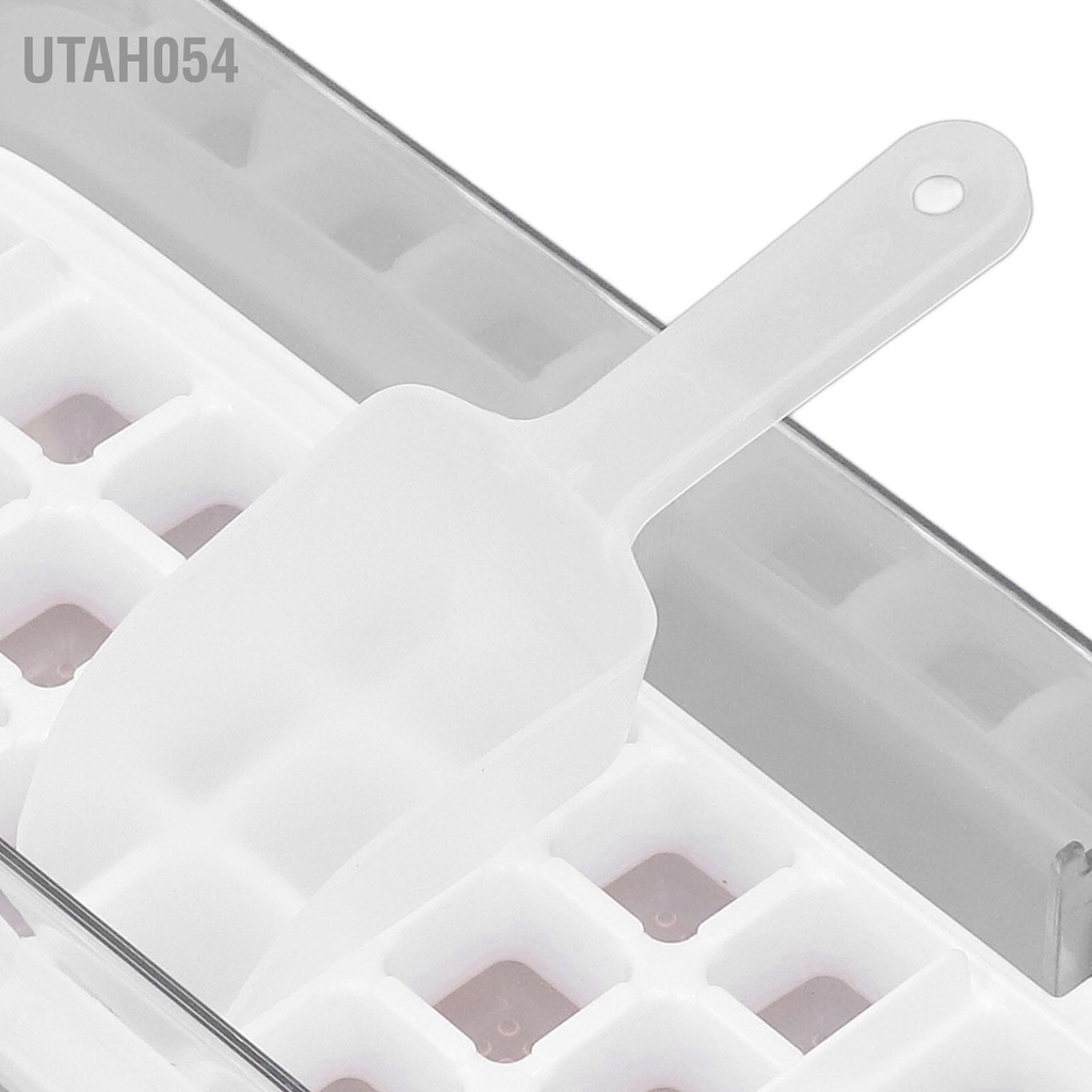 Utah054 Máy làm đá loại báo chí BPA Tiết kiệm không gian cấp thực phẩm miễn phí Hộp tự bằng silicon có nắp đậy cho nước ép cocktail Whisky