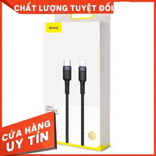 Cáp sạc nhanh 18W dùng cho iPhone, iPhone - Baseus Cafule Data Cable Type-C to iP