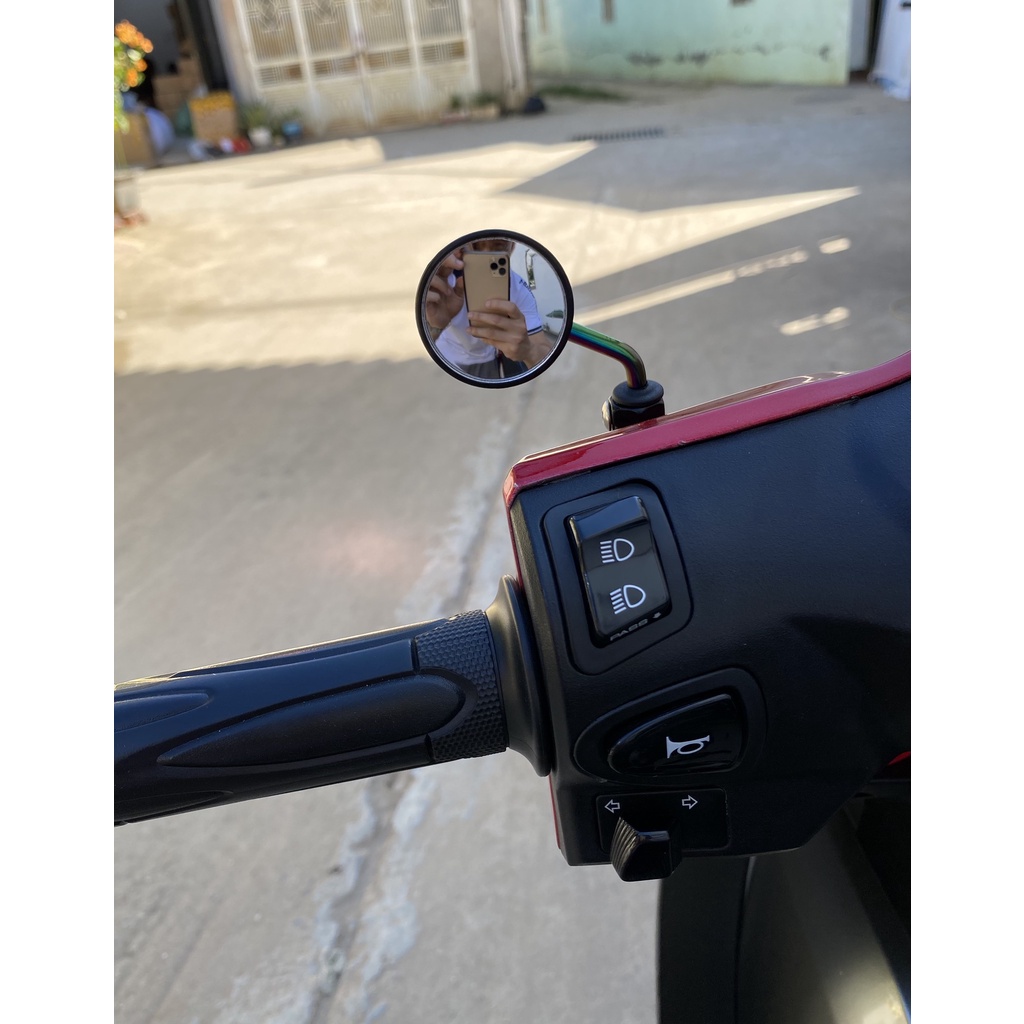 Gương xe máy Mini lắp vừa các loại xe máy ! ( Giá 1c )