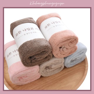 Khăn Tắm Hàn Quốc Siêu Mịn Siêu Thấm Nước Cao Cấp Size Lớn 70x140cm [ Hàng Loại Đẹp ]