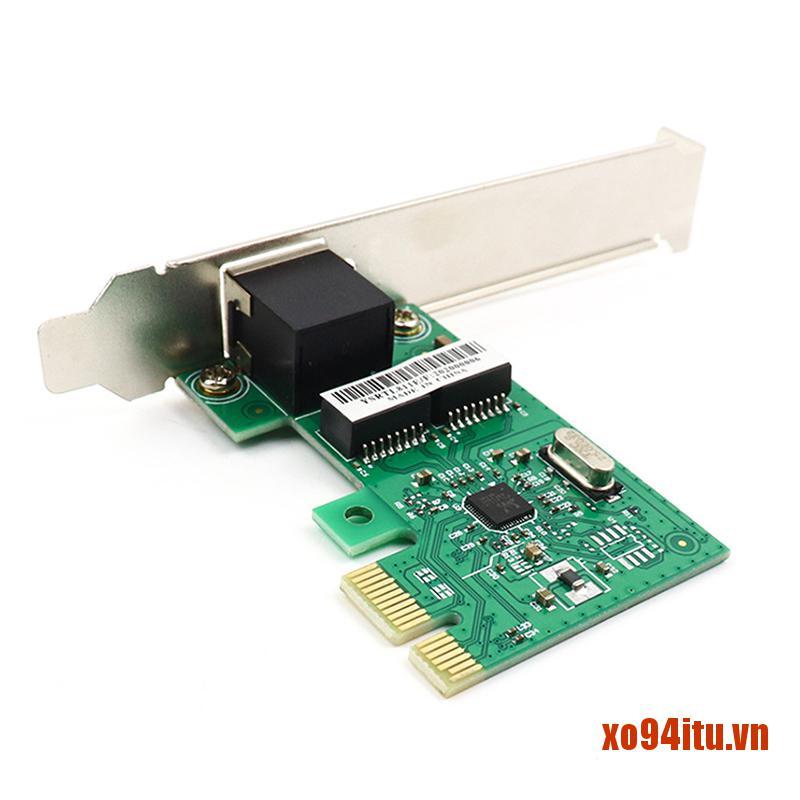 Card Mạng 1000m Pci-E Ethernet 10 / 100 / 1000m Ej45 Lan