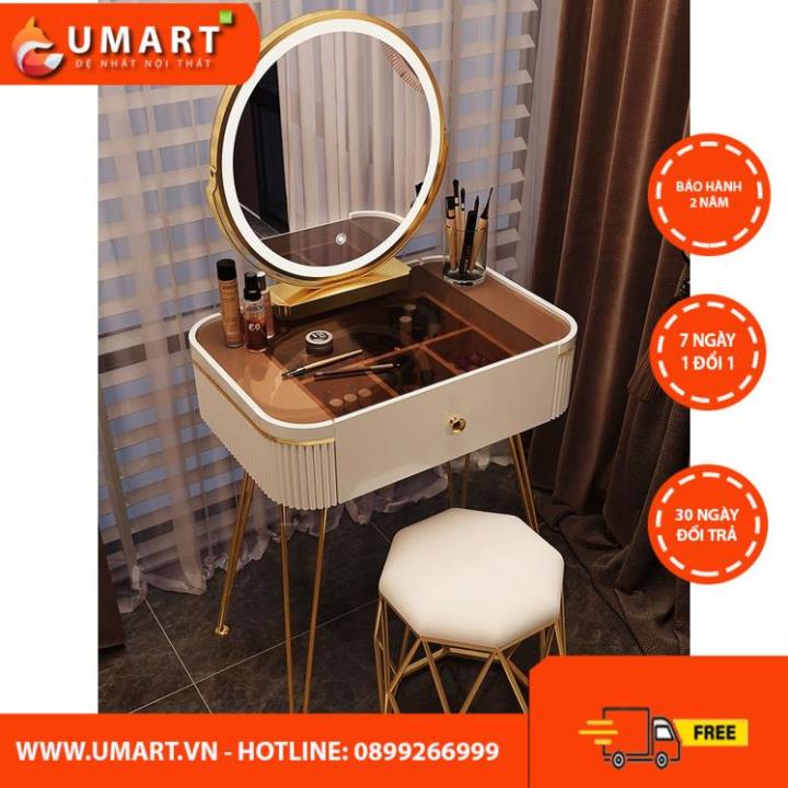 Hàng Siêu Cấp Bộ bàn phấn trang điểm mặt kính một hộp đơn hiện đại - Giá Tại Xưởng