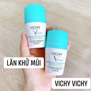 ￼vichy traitement anti-transpirant 48h - lăn khử mùi cho da nhạy cảm nắp xanh 50ml