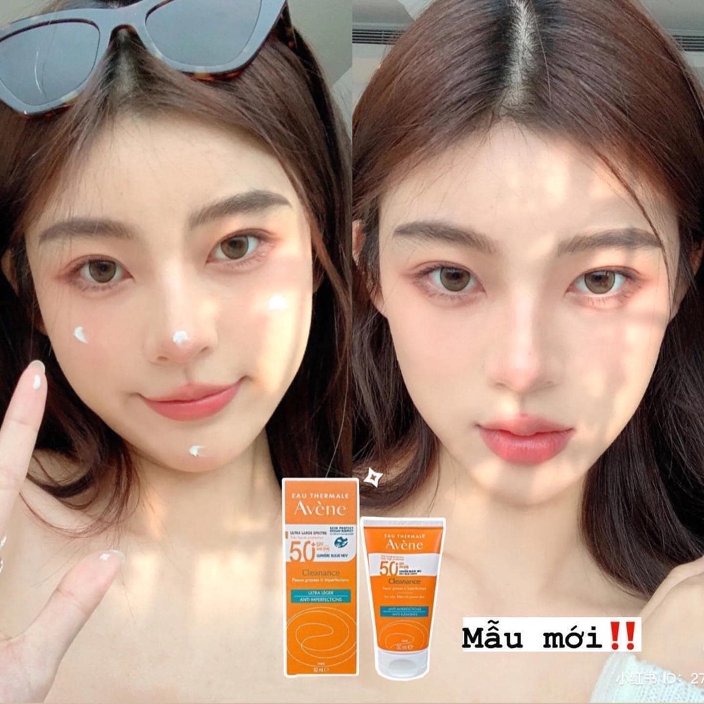 Kem Chống Nắng Avene Cho Da Dầu Mụn Nhạy Cảm Cleanance/ Fluide Ultra Light SPF50+ Pháp - 50ml