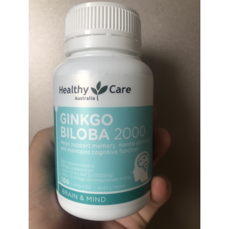 Viên uống bổ não Ginko Biloba 2000 Úc