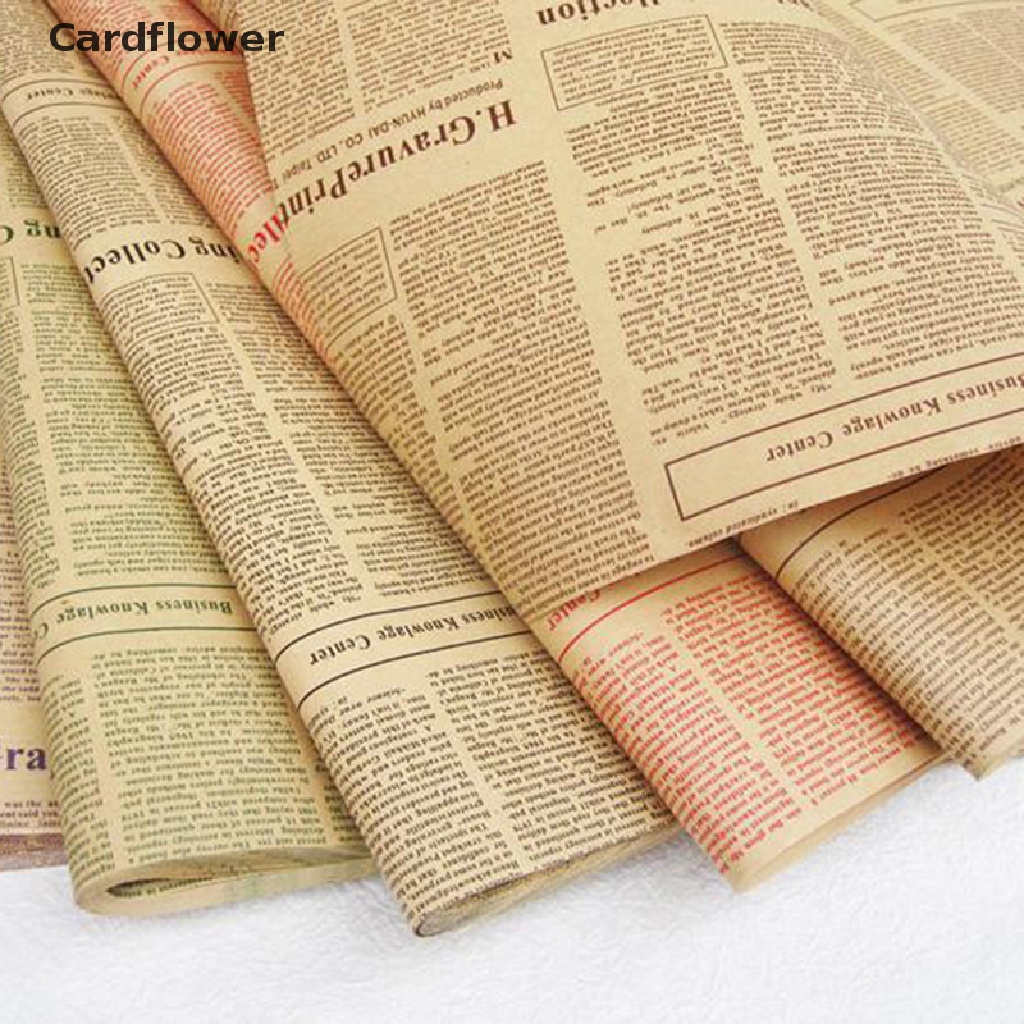 Giấy gói quà hai mặt phong cách vintage chất lượng cao