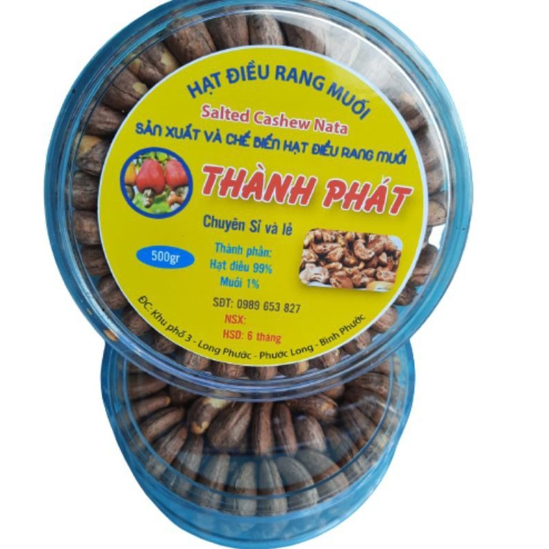 500g Hạt điều rang muối loại nguyên vỏ lụa size A cồ (loại 1) | BigBuy360 - bigbuy360.vn