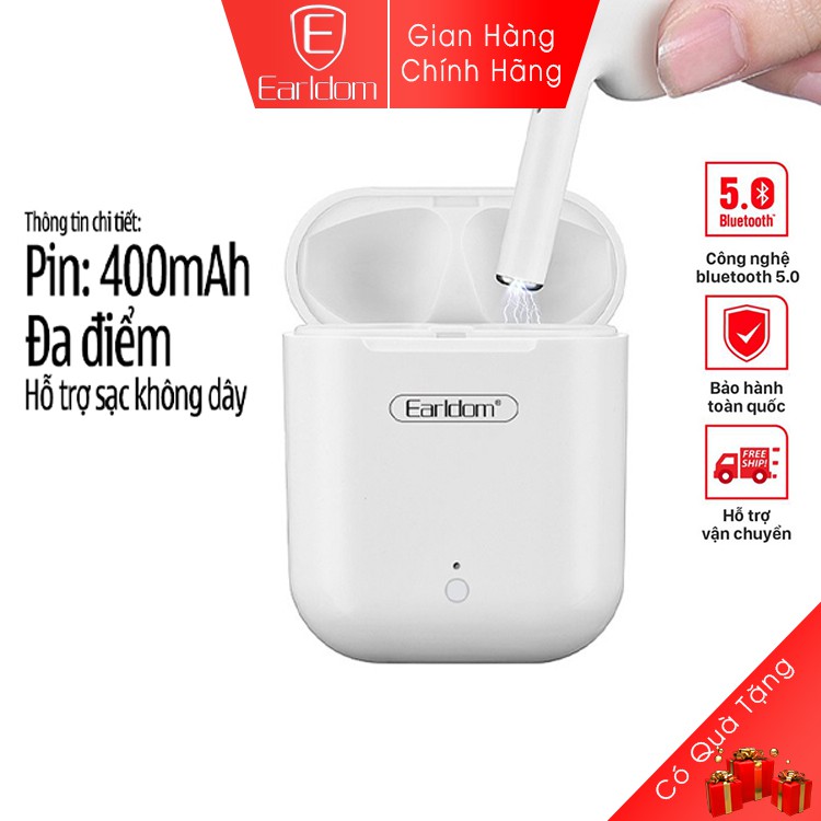 TAI NGHE BLUETOOTH TRUE WIRELESS AIRPOD2 EARLDOM BH29