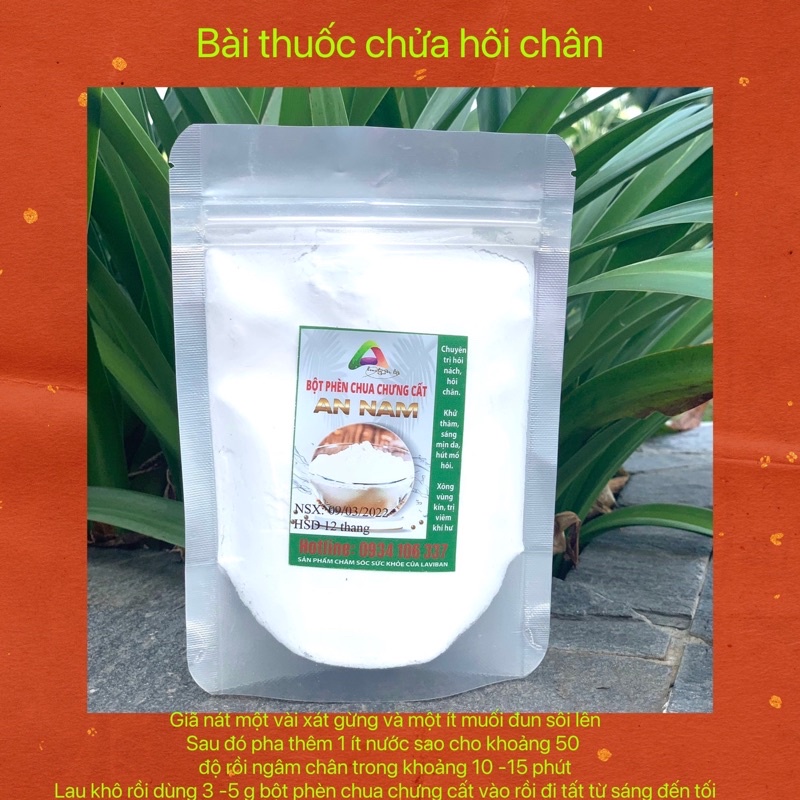 Bột Phèn chua chưng cất(50g) ngăn mồ hôi nách | BigBuy360 - bigbuy360.vn