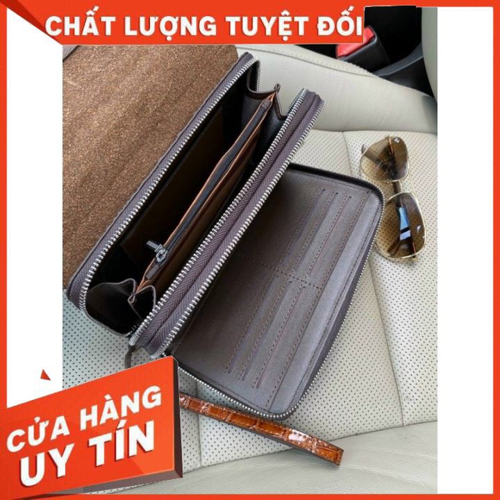 Túi Cầm Tay Da Thật