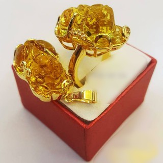 Nhẫn Tỳ Hưu- Mạ Vàng 24K