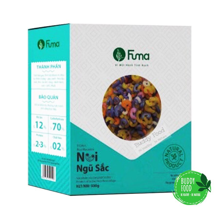 Nui Gạo Lứt Giảm Cân, Ăn Kiêng, Eat Clean Fuma Hộp 500 Gr Đạt Chứng Nhận Vệ Sinh An Toàn Thực Phẩm