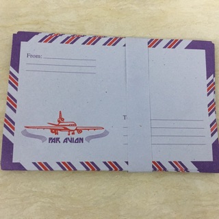 25 cái Bao thư sọc bưu điện không keo 11x17cm