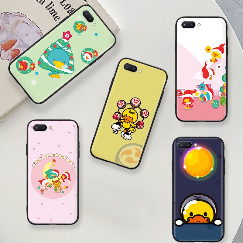 Ốp Bảo Vệ Mềm Màu Đen Tương Thích Cho Samsung Ultra S22 A32 J7 A8 A82 Duo Pro Plus NCB-60 Mỏ Vịt Bé