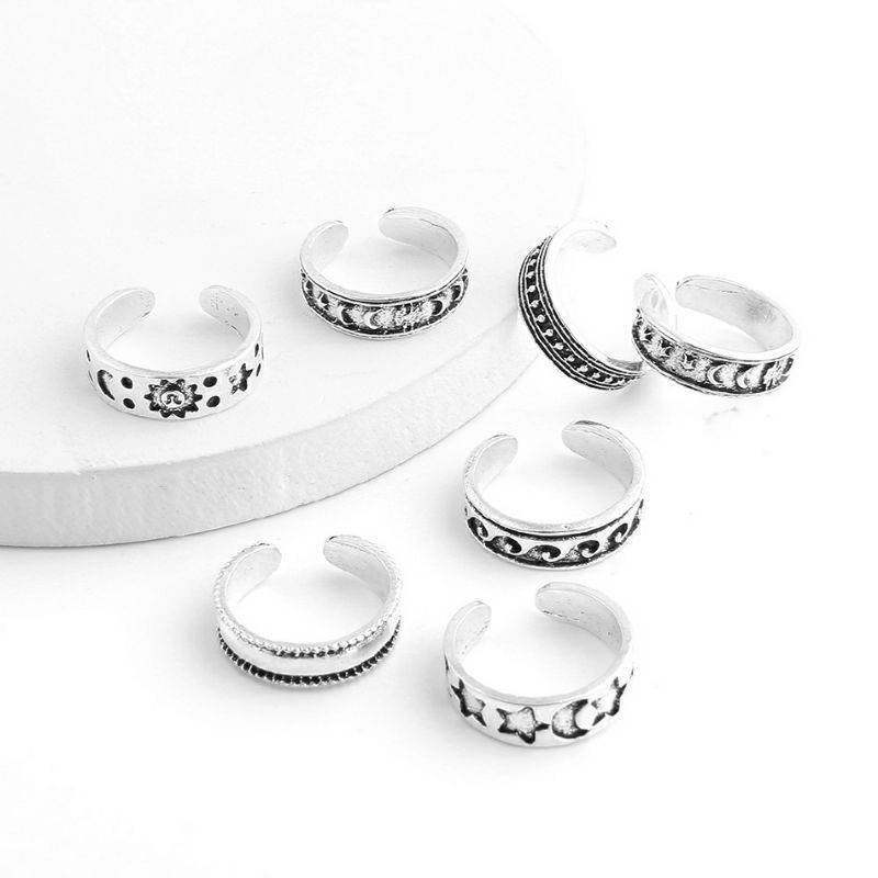 Set 7 nhẫn chân