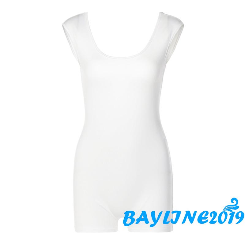 Áo Liền Quần Dáng Ôm Cổ Chữ U Màu Sắc Đơn Giản Dành Cho Nữ