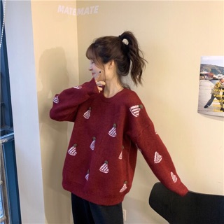 [ORDER] Áo len hình cây thông Ulzzang