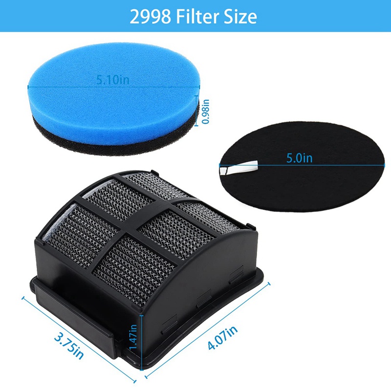 Bộ Lọc HEPA Thay Thế Cho Máy Hút Bụi Bissell 2998 2999 3057 2920 3059 1625641