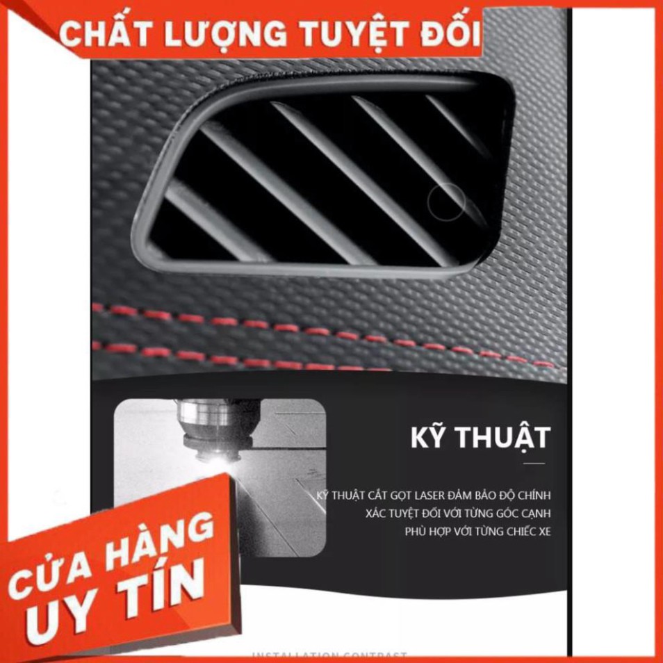 Thảm Taplo Xe TOYOTA INNOVA 2017-2021 Da Carbon 3 Lớp Hoặc Nhung Lông Cừu Hàng Loại 1 -FREE SHIP