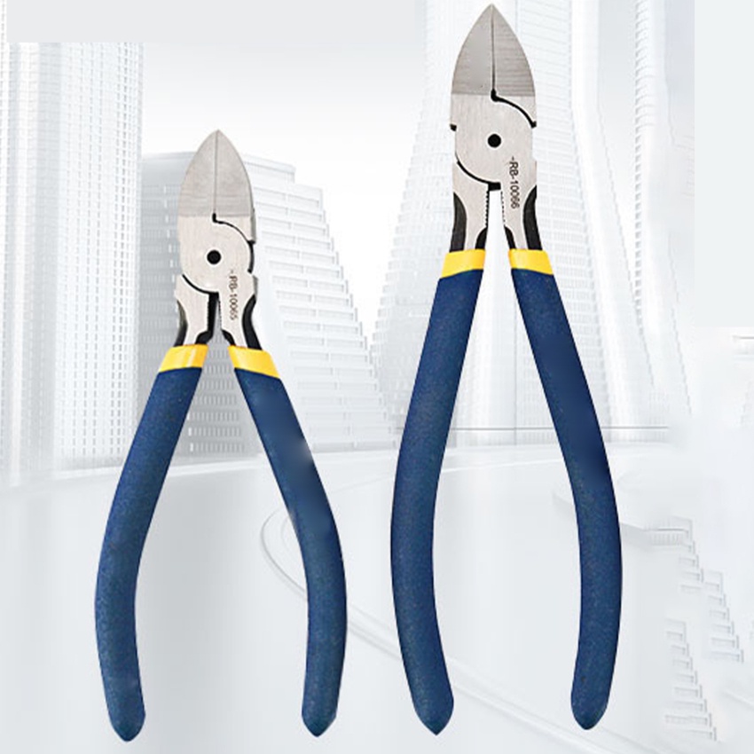 Máy cắt chéo 5/6 inch dụng cụ tuốt dây máy cắt bên cáp kìm burr kìm thợ điện kìm cắt kìm cắt chéo kìm sửa chữa công cụ hướng dẫn sử dụng